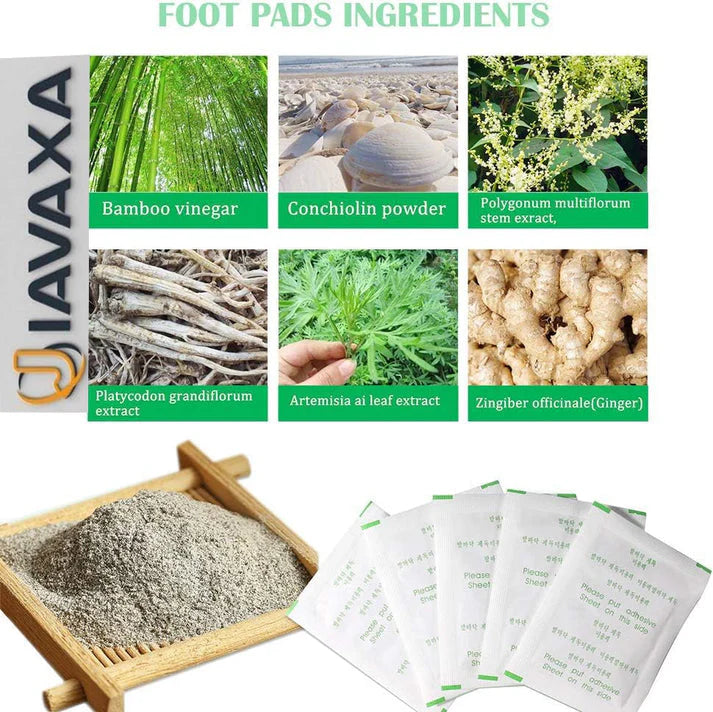 Deep Cleansing Foot Pads for Detox & Relaxation | Internal Toxin Removal, Pain Relief, Better Sleep & Circulation for Men & Women (Buy 1 Get 1 Free) Pack of 2x5 patches each